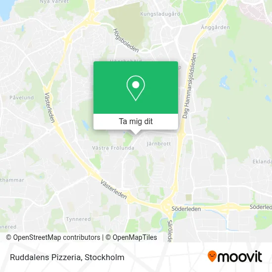 Ruddalens Pizzeria karta