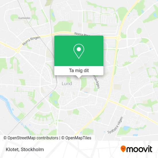Klotet karta