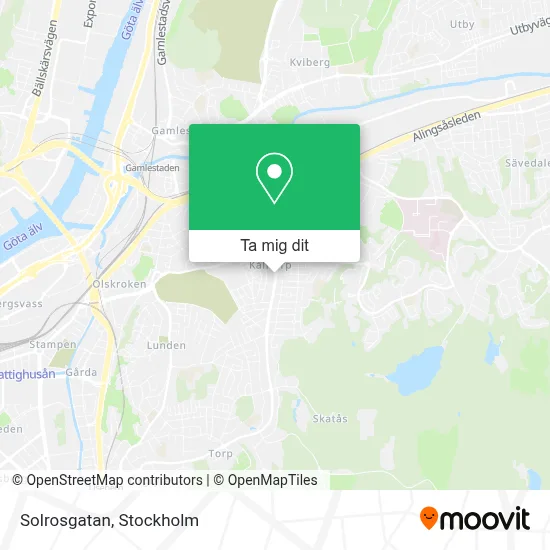 Solrosgatan karta