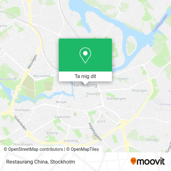 Restaurang China karta