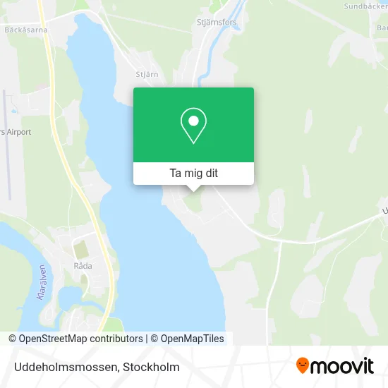 Uddeholmsmossen karta