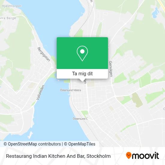 Restaurang Indian Kitchen And Bar karta