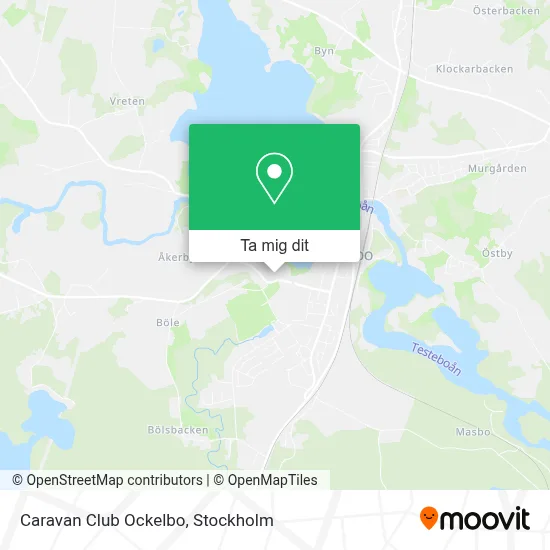Caravan Club Ockelbo karta