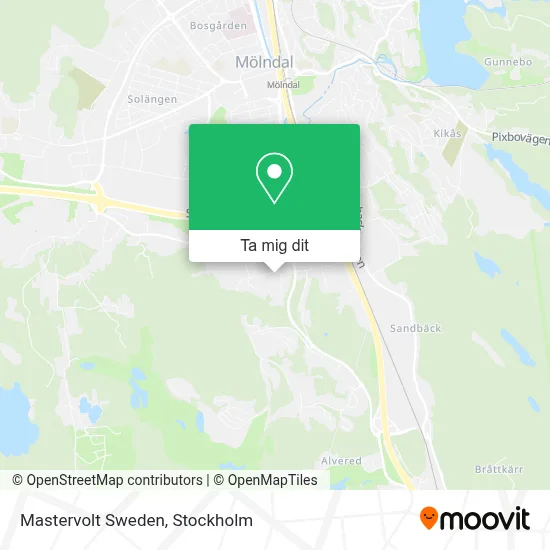 Mastervolt Sweden karta