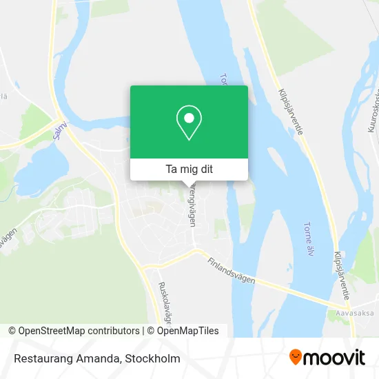 Restaurang Amanda karta