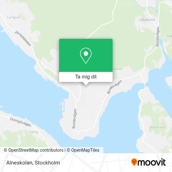 Alneskolan karta