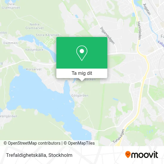 Trefaldighetskälla karta