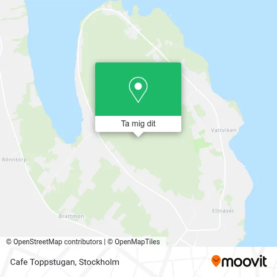 Cafe Toppstugan karta