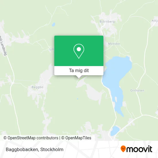 Baggbobacken karta