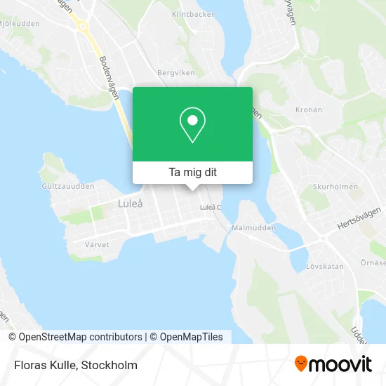 Floras Kulle karta
