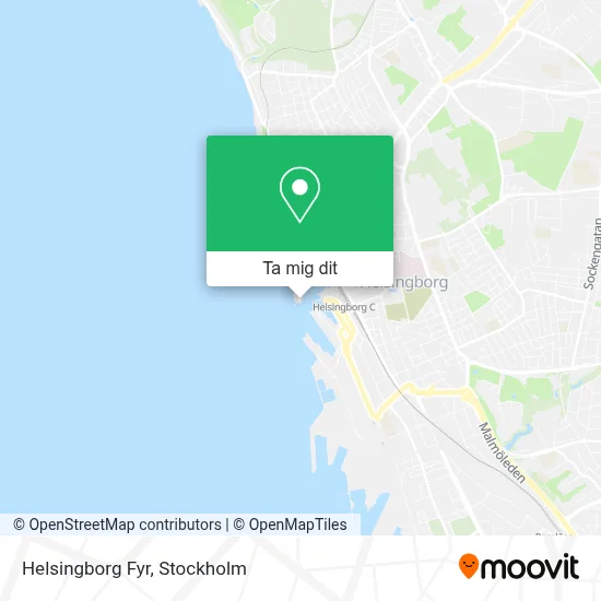 Helsingborg Fyr karta