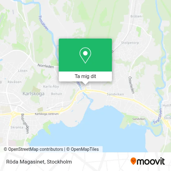 Röda Magasinet karta