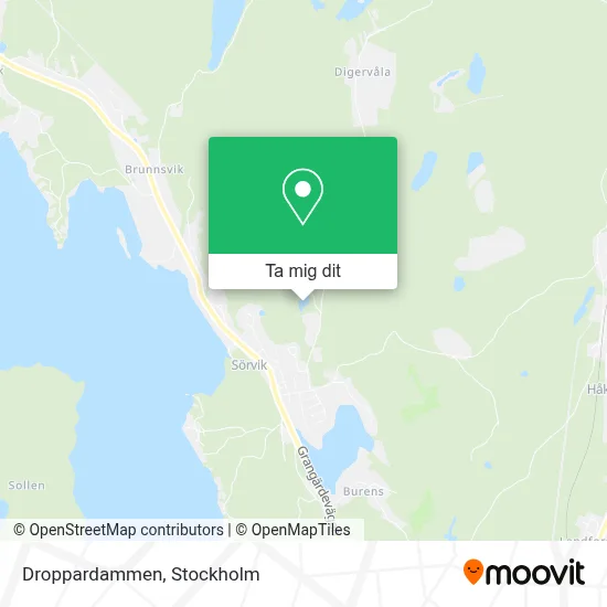 Droppardammen karta