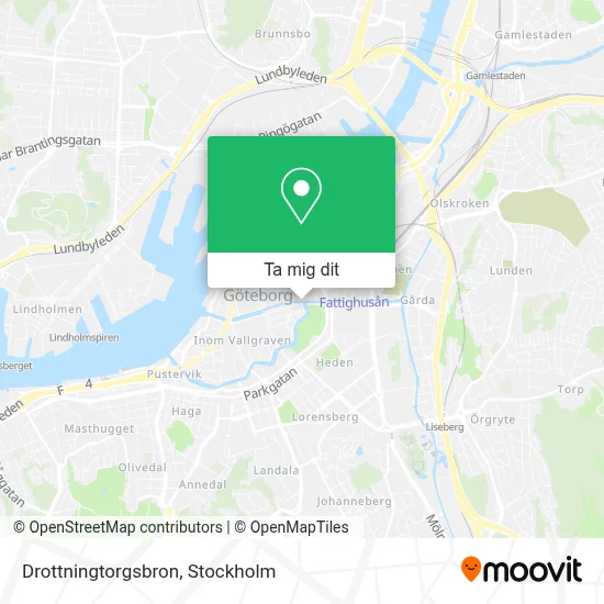 Drottningtorgsbron karta