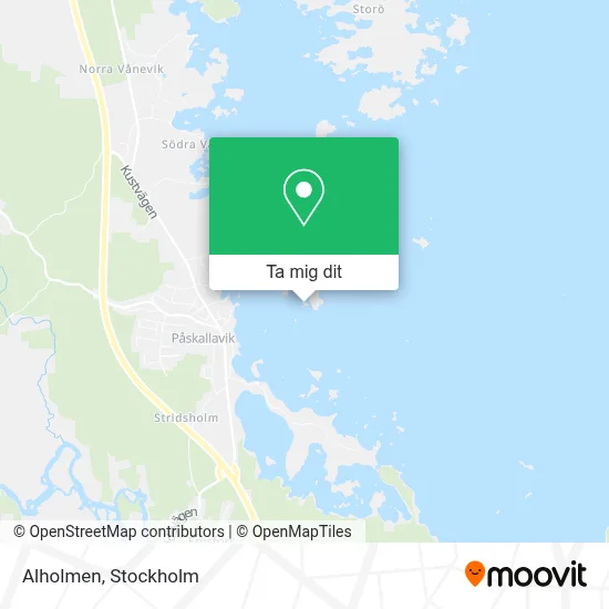 Alholmen karta