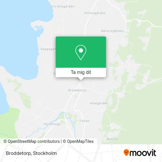 Broddetorp karta