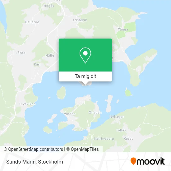 Sunds Marin karta