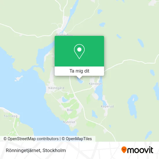 Rönningetjärnet karta