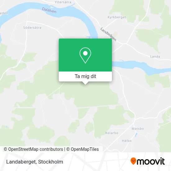 Landaberget karta