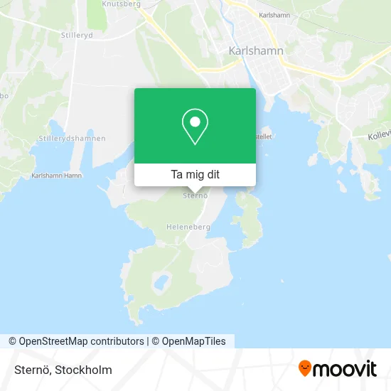 Sternö karta