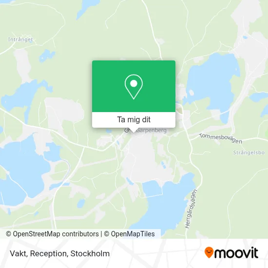 Vakt, Reception karta