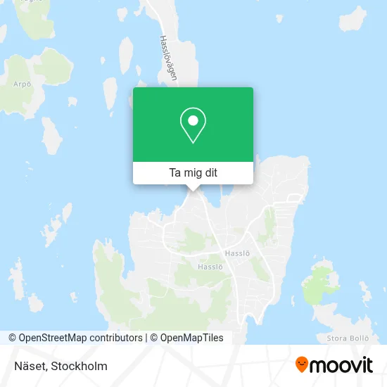 Näset karta