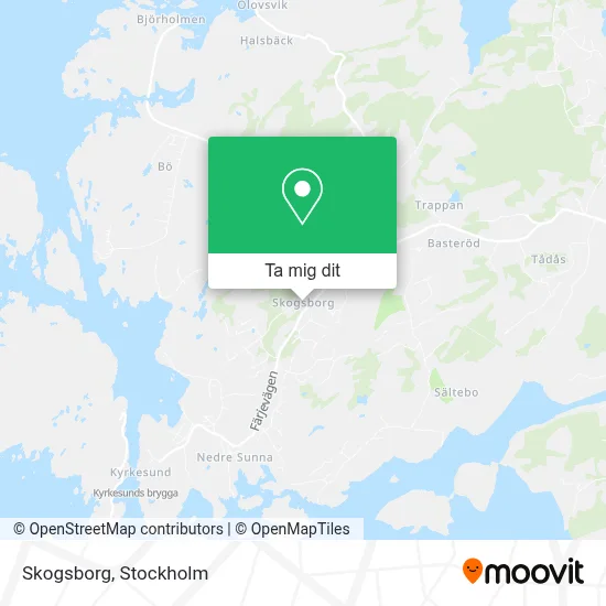 Skogsborg karta