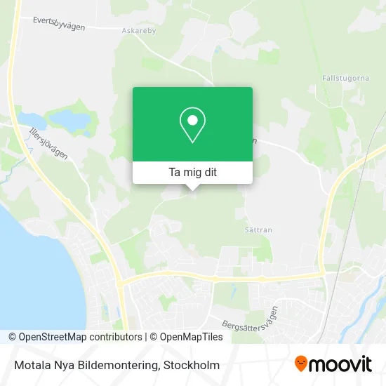 Motala Nya Bildemontering karta