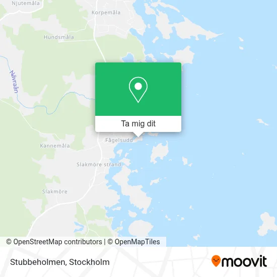 Stubbeholmen karta