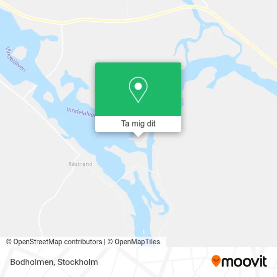Bodholmen karta