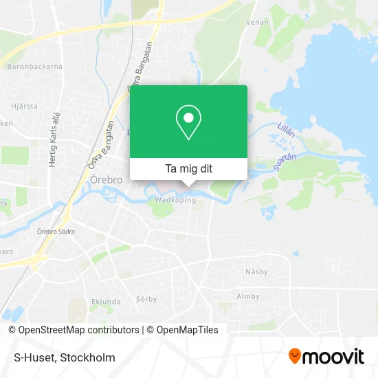 S-Huset karta