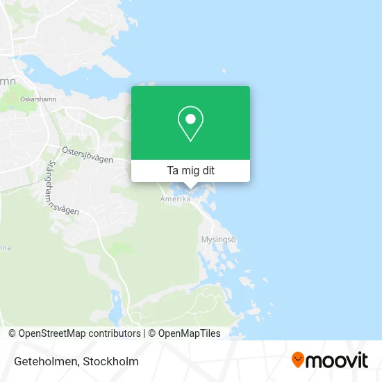 Geteholmen karta