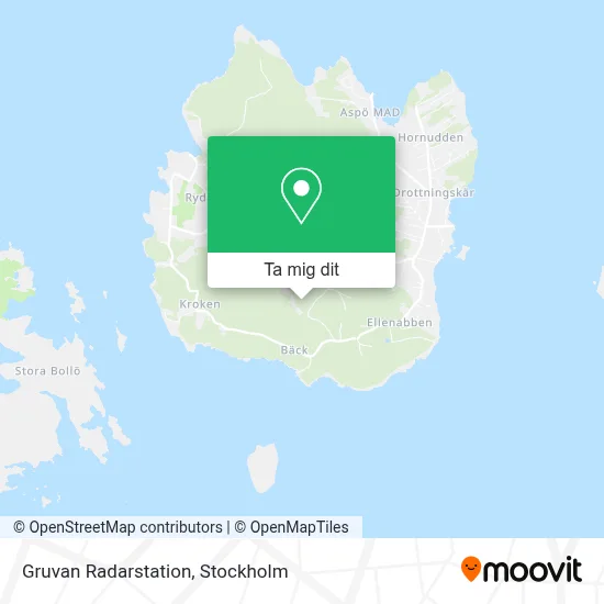 Gruvan Radarstation karta