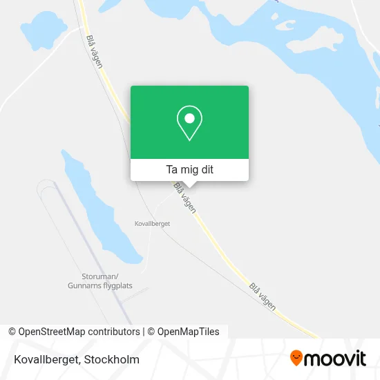 Kovallberget karta