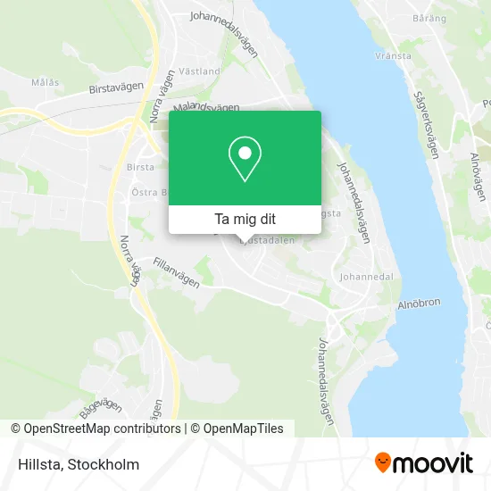 Hillsta karta