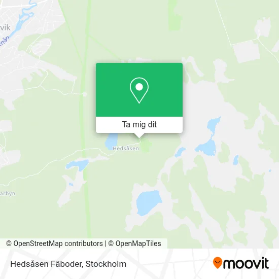 Hedsåsen Fäboder karta