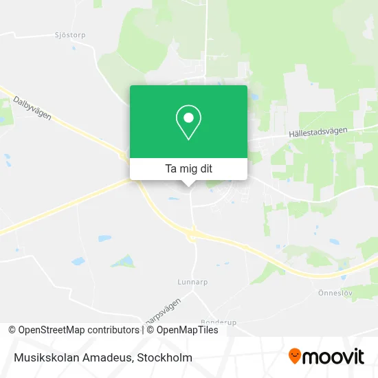 Musikskolan Amadeus karta