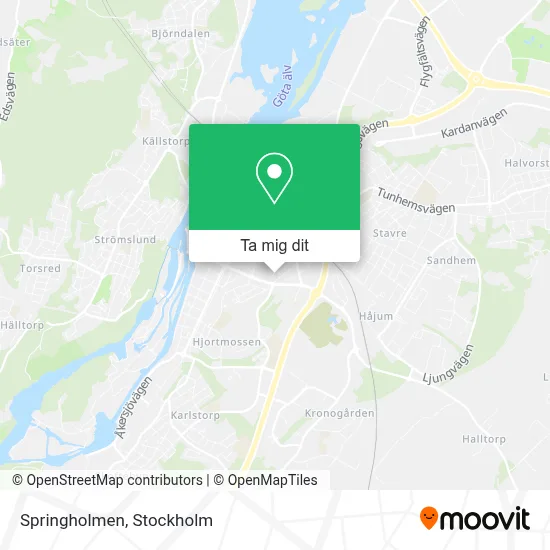 Springholmen karta