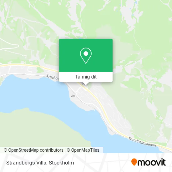 Strandbergs Villa karta