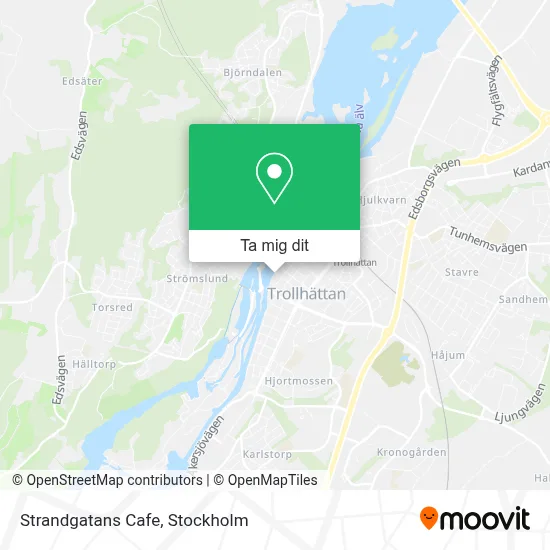 Strandgatans Cafe karta