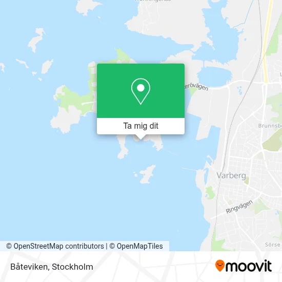 Båteviken karta