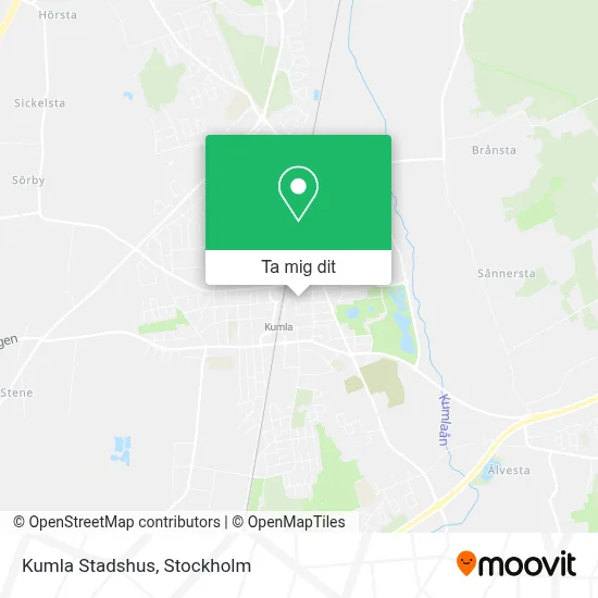 Kumla Stadshus karta