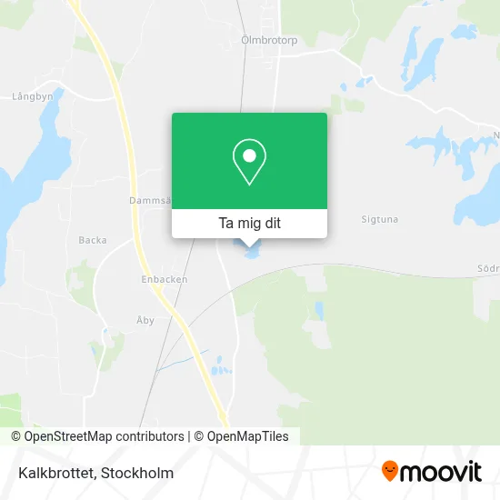 Kalkbrottet karta
