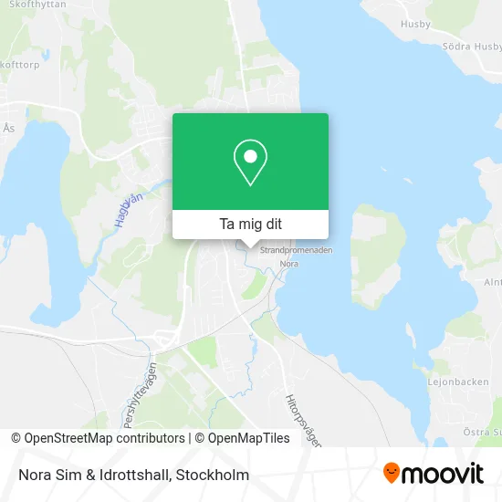 Nora Sim & Idrottshall karta