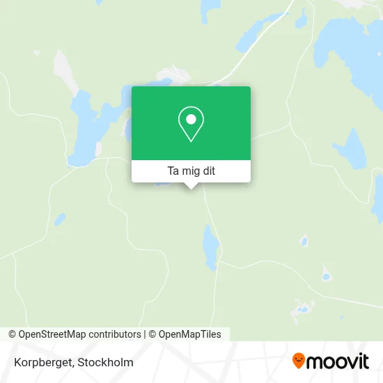 Korpberget karta