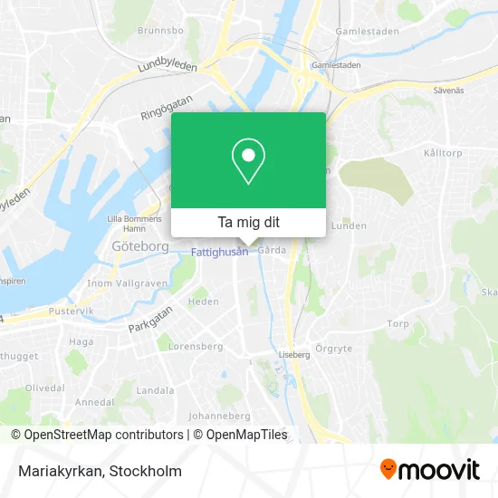 Mariakyrkan karta