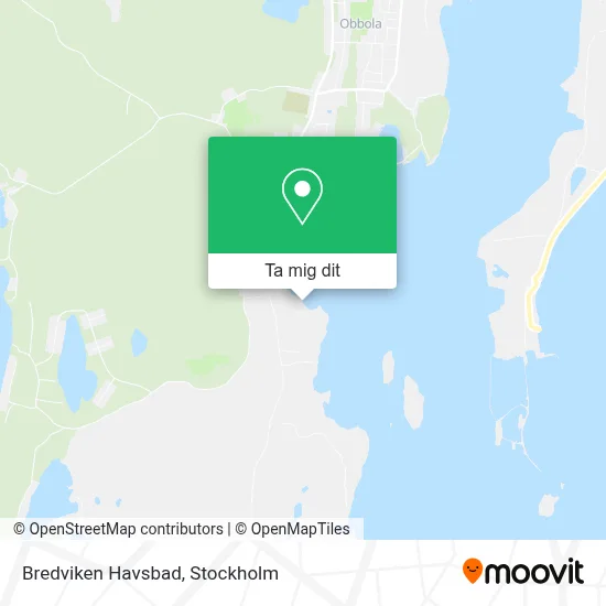 Bredviken Havsbad karta
