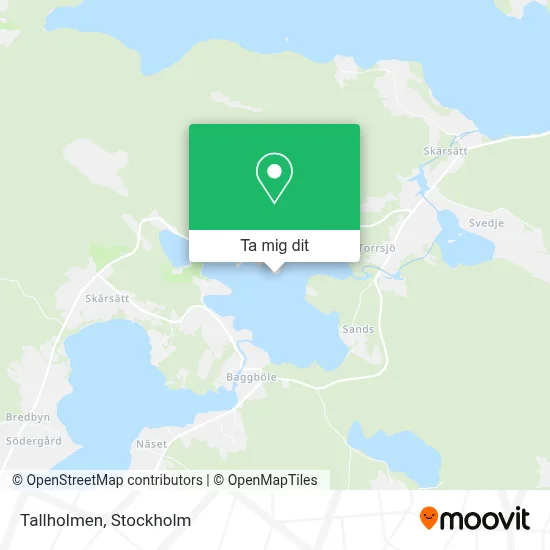 Tallholmen karta