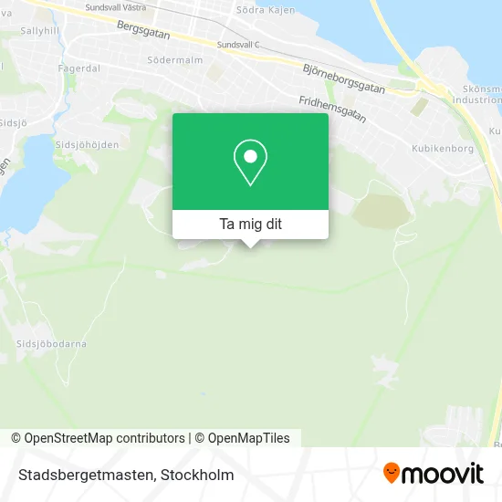 Stadsbergetmasten karta