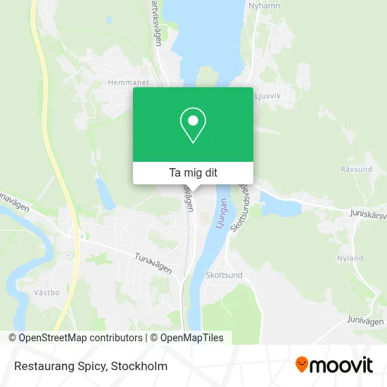 Restaurang Spicy karta